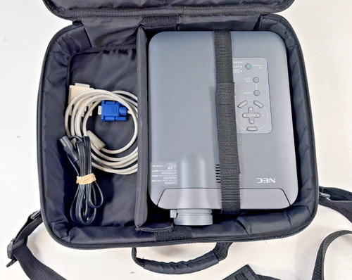 Nec lt158 projector with case - nec,